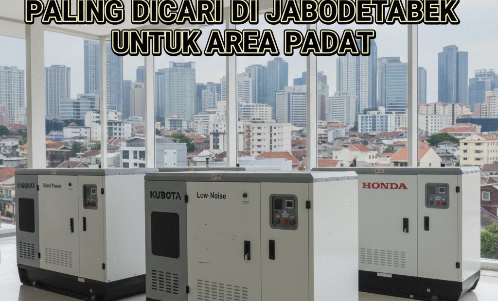 3 Genset Bekas Tipe Silent