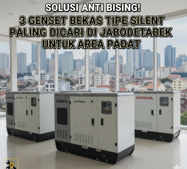 3 Genset Bekas Tipe Silent 3 Genset Bekas Tipe Silent