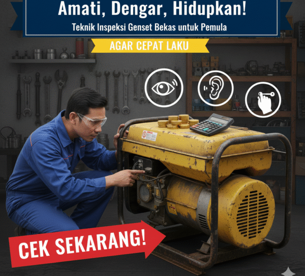 Amati, Dengar, Hidupkan! Teknik Inspeksi Genset Bekas untuk Pemula