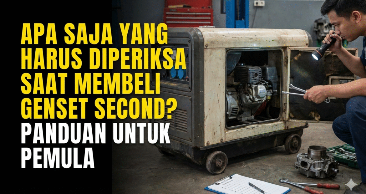 Apa Saja yang Harus Diperiksa Saat Membeli Genset Second Panduan untuk Pemula Apa Saja yang Harus Diperiksa Saat Membeli Genset Second Panduan untuk Pemula
