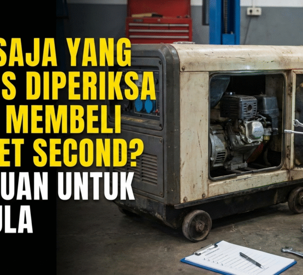 Apa Saja yang Harus Diperiksa Saat Membeli Genset Second Panduan untuk Pemula