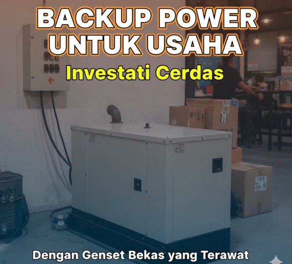 Backup Power untuk Usaha Investasi Cerdas dengan Genset Bekas yang Terawat
