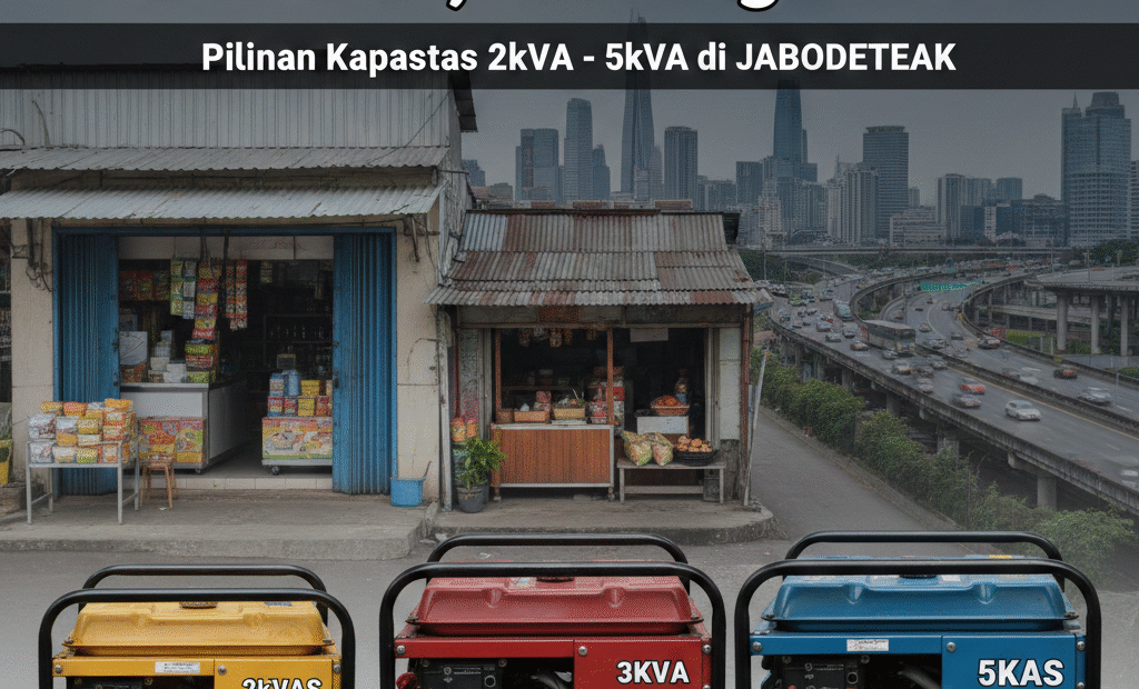Genset Bekas untuk Toko, Warung, dan Kios Pilihan Kapasitas 2kVA - 5kVA di Jabodetabek Genset Bekas untuk Toko, Warung, dan Kios Pilihan Kapasitas 2kVA - 5kVA di Jabodetabek