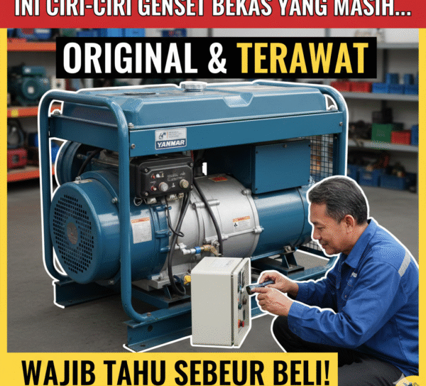 Ini Ciri-Ciri Genset Bekas yang Masih Original dan Terawat, Wajib Tahu Sebelum Beli!