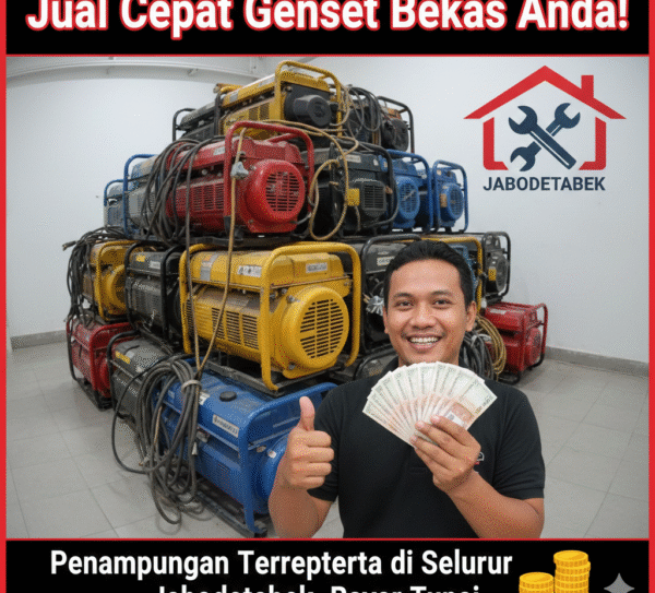 Jual Cepat Genset Bekas Anda! Penampungan Terpercaya di Seluruh Jabodetabek, Bayar Tunai