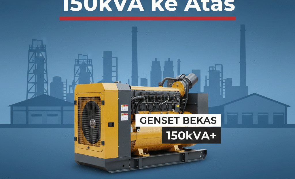 Pilihan Genset Bekas 150kVA ke Atas untuk Pabrik dan Gudang di Cikarang & Karawang Pilihan Genset Bekas 150kVA ke Atas untuk Pabrik dan Gudang di Cikarang & Karawang