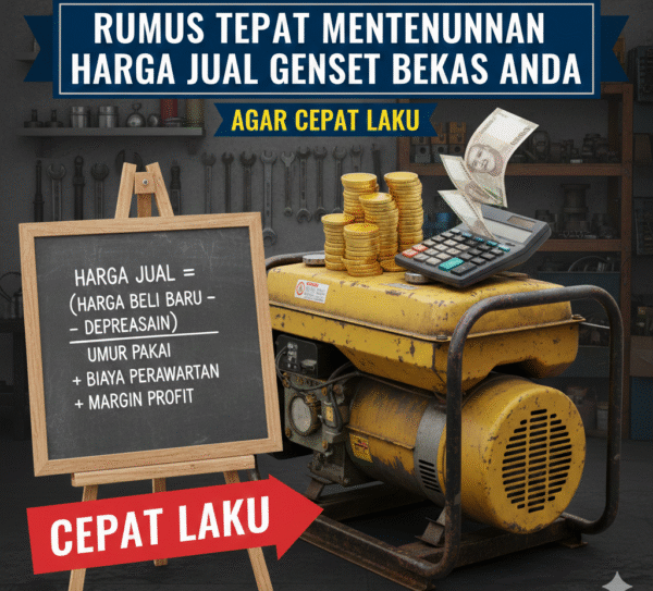Rumus Tepat Menentukan Harga Jual Genset Bekas Anda agar Cepat Laku