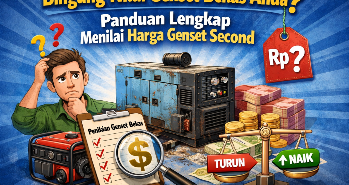 Bingung Nilai Genset Bekas Anda Panduan Lengkap Menilai Harga Genset Second