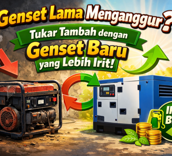Genset Lama Menganggur Tukar Tambah dengan Genset Baru yang Lebih Irit! Genset Lama Menganggur Tukar Tambah dengan Genset Baru yang Lebih Irit!