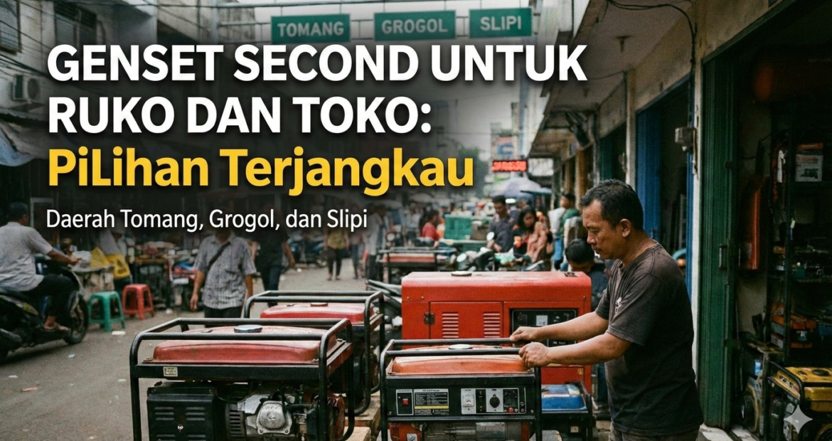Genset Second untuk Ruko dan Toko Pilihan Terjangkau di Daerah Tomang, Grogol, dan Slipi Genset Second untuk Ruko dan Toko Pilihan Terjangkau di Daerah Tomang, Grogol, dan Slipi