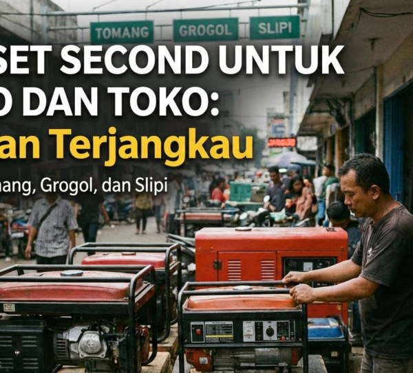 Genset Second untuk Ruko dan Toko Pilihan Terjangkau di Daerah Tomang, Grogol, dan Slipi