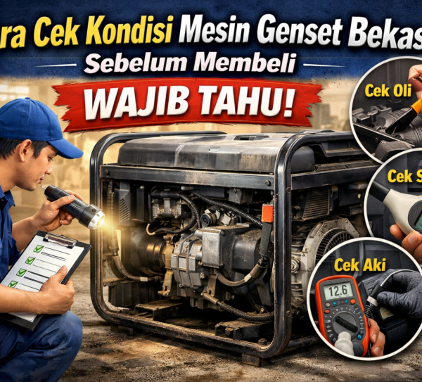 Cara Cek Kondisi Mesin Genset Bekas Sebelum Membeli – Wajib Tahu!