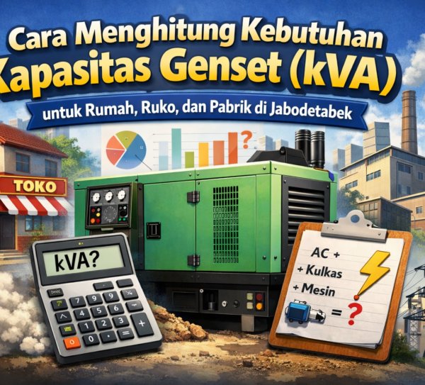 Cara Menghitung Kebutuhan Kapasitas Genset (kVA) untuk Rumah, Ruko, dan Pabrik di Jabodetabek (2) Cara Menghitung Kebutuhan Kapasitas Genset (kVA) untuk Rumah, Ruko, dan Pabrik di Jabodetabek (2)