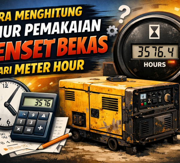 Cara Menghitung Umur Pemakaian Genset Bekas dari Meter Hour Cara Menghitung Umur Pemakaian Genset Bekas dari Meter Hour