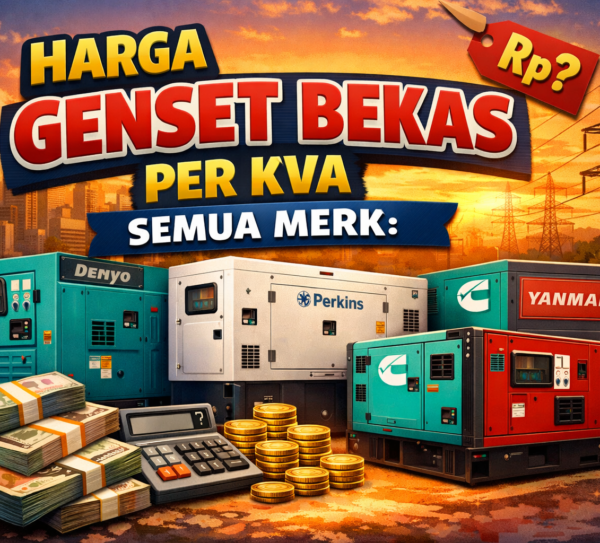 Harga Genset Bekas Per KVA Semua Merk Denyo, Perkins, Cummins, Yanmar Harga Genset Bekas Per KVA Semua Merk Denyo, Perkins, Cummins, Yanmar