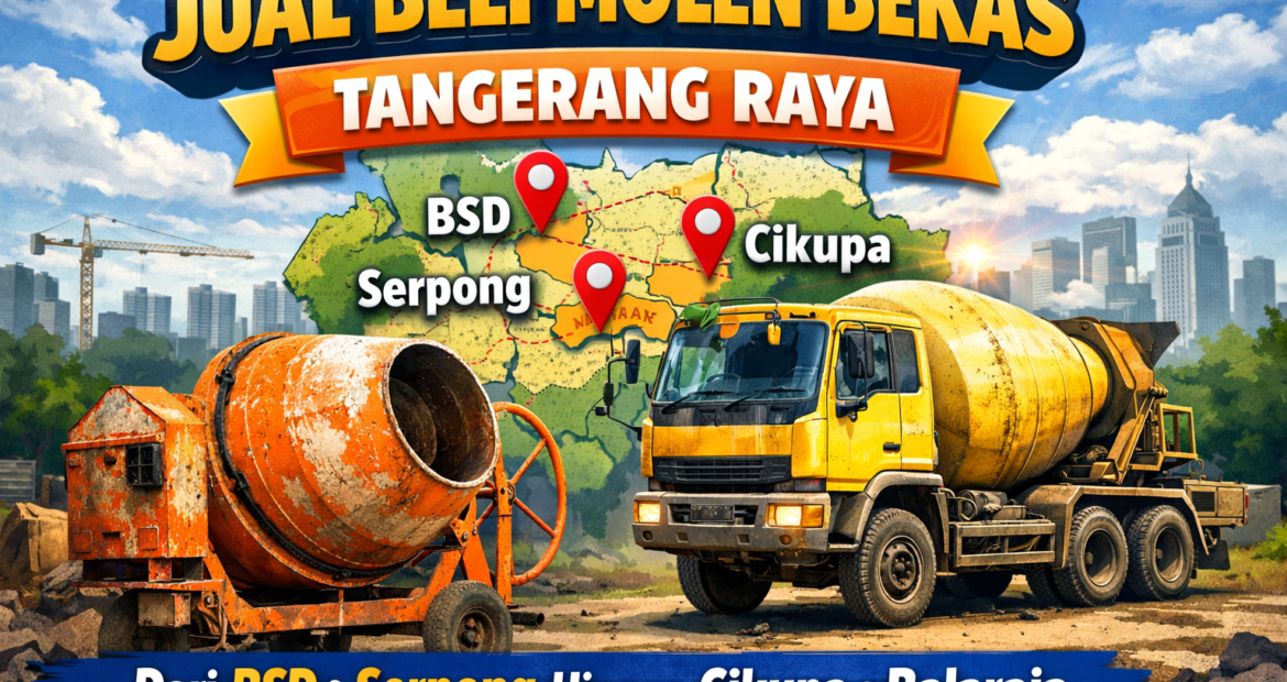 Jual Beli Molen Bekas Tangerang Raya Dari BSD & Serpong Hingga Cikupa & Balaraja
