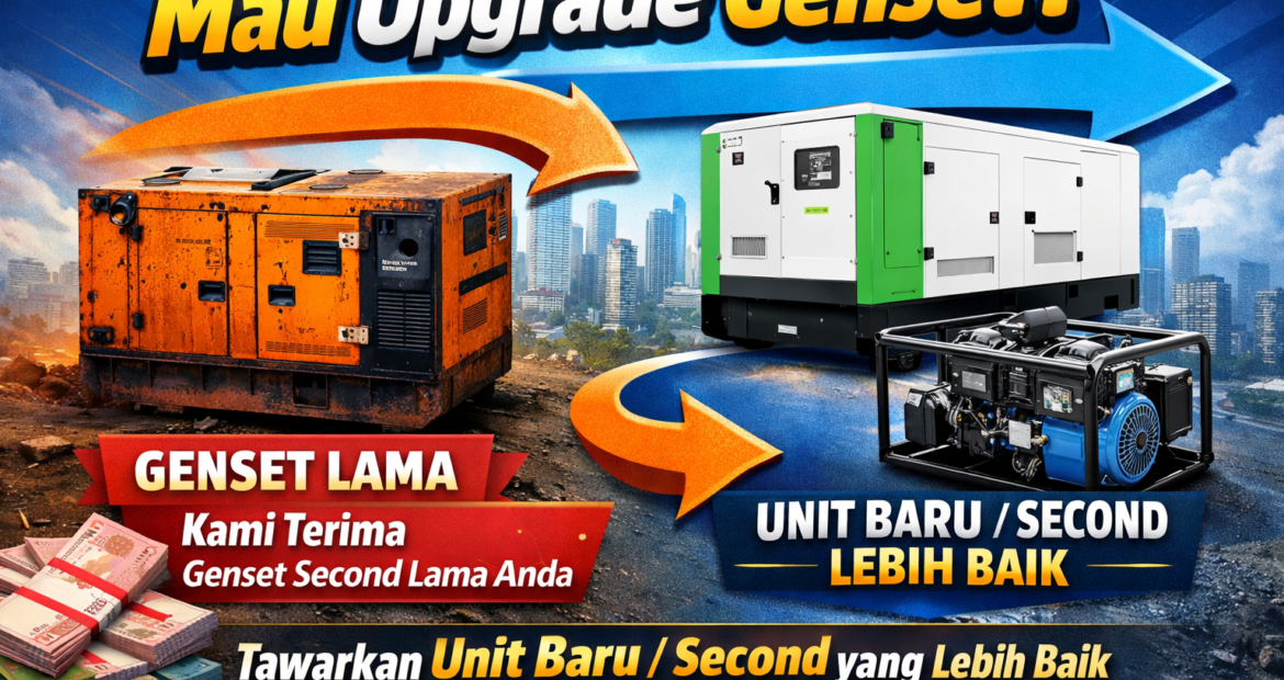 Mau Upgrade Genset Kami Terima Genset Second Lama Anda & Tawarkan Unit BaruSecond yang Lebih Baik di Jabodetabek (2)