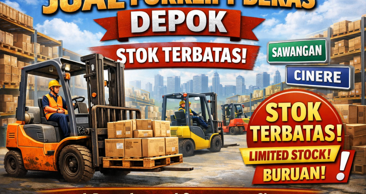 Jual forklift bekas Depok terbatas