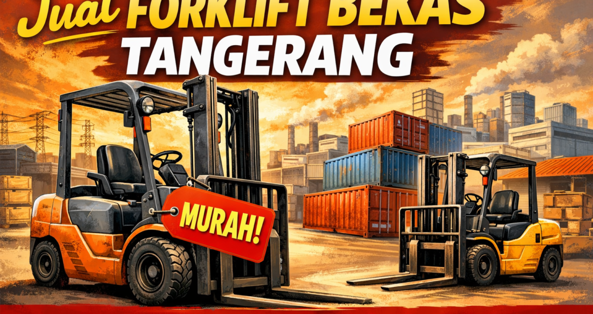 Jual forklift bekas di Tangerang